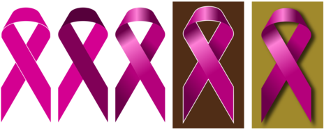 Pink Ribbon Awareness Ribbon Breast Cancer Black Ribbon - Pink Ribbon Awareness Ribbon Breast Cancer Black Ribbon (481x340)