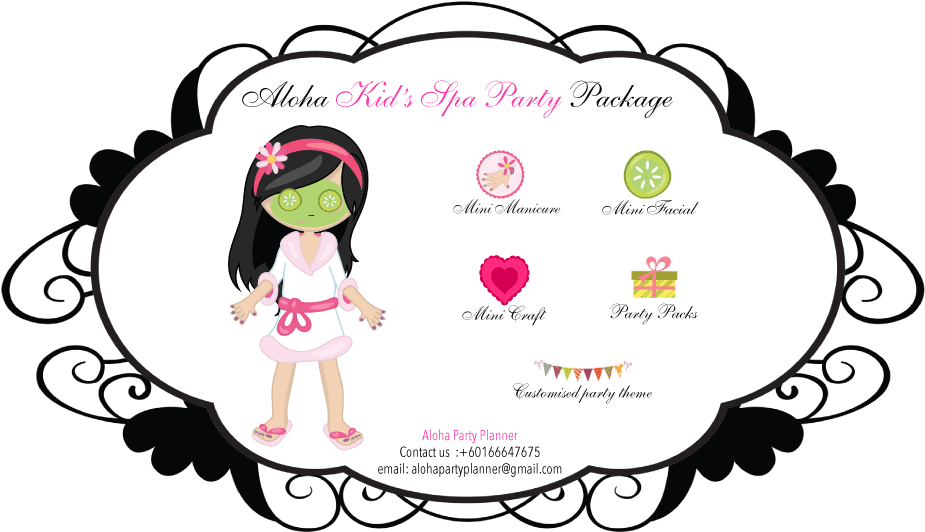 Aloha Kid's Spa Party Package - Aloha Kid's Spa Party Package (960x560)