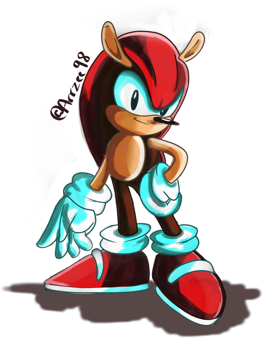 Mighty The Armadillo By Arrzee-art - Mighty The Armadillo By Arrzee-art (894x894)