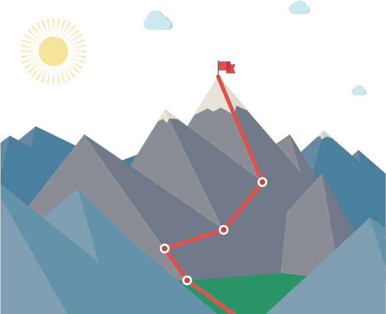 Clip Art Graphic Mountains - Clip Art Graphic Mountains (1410x778)
