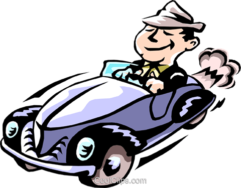 Car Driving On Road Clipart - Car Driving On Road Clipart (480x375)