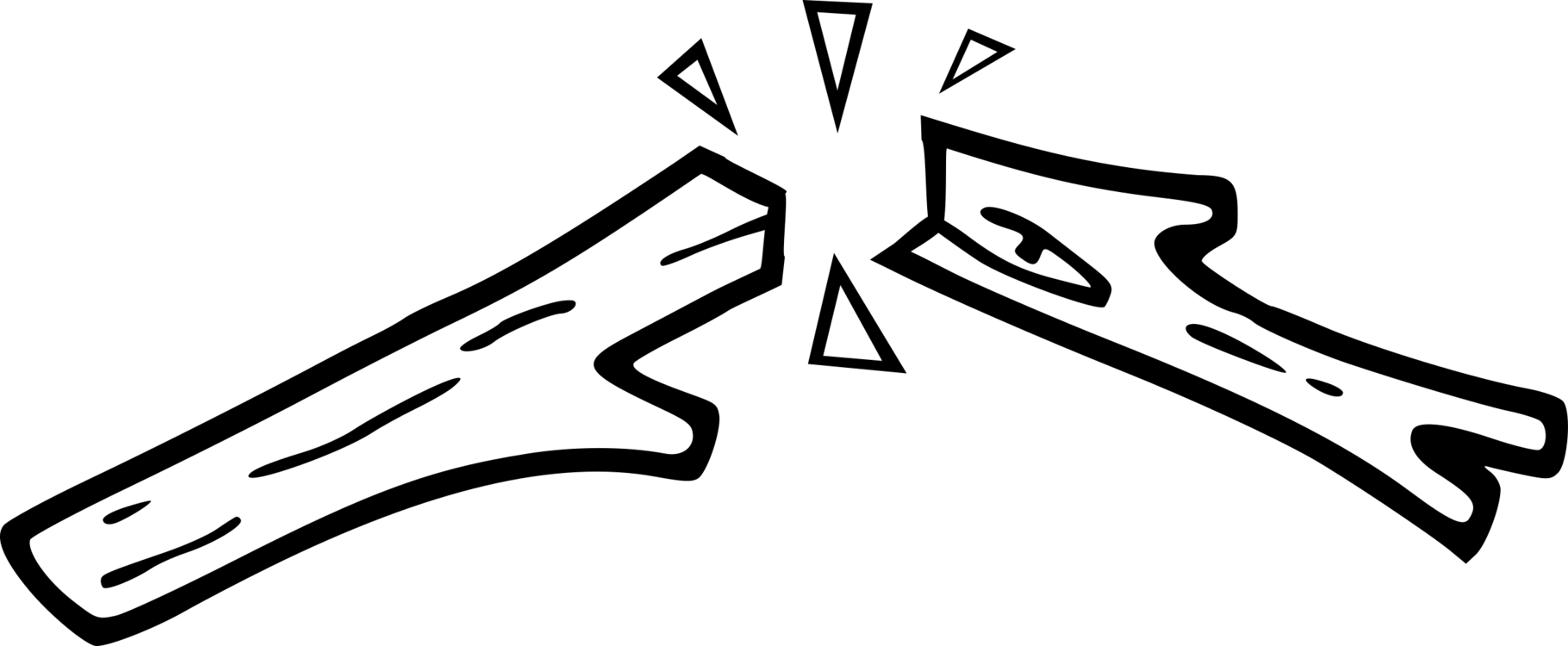 Computer Icons Wood Black And White Color - Computer Icons Wood Black And White Color (1820x750)