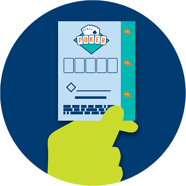 Hand Holding Poker Lottery Ticket - Hand Holding Poker Lottery Ticket (637x637)