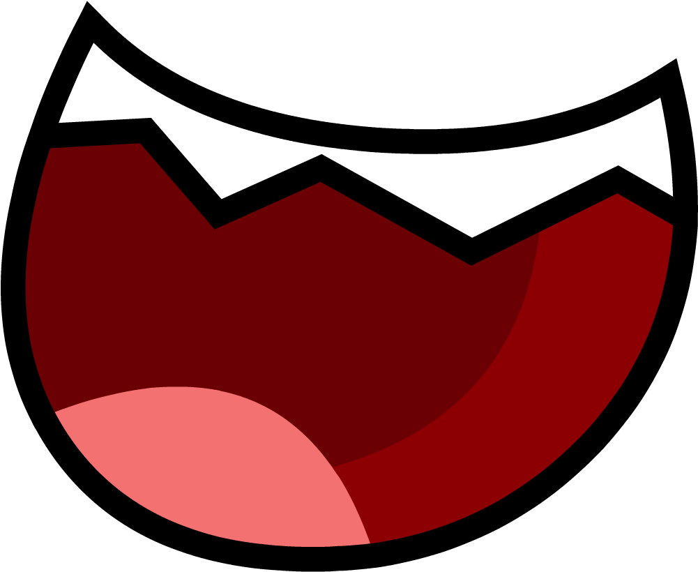 Transparent Angry Bfdi Mouth - Transparent Angry Bfdi Mouth.