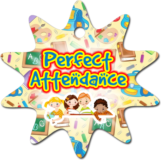 Academic Student Awards Perfect Attendance Student - Academic Student Awards Perfect Attendance Student (600x600)