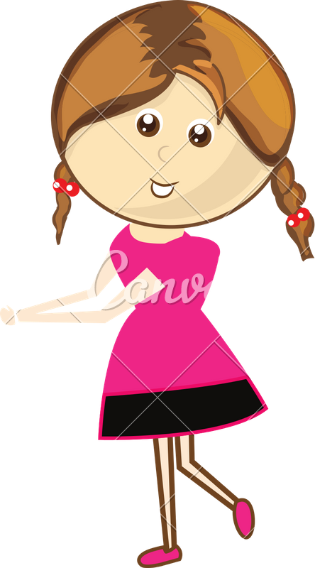 Clip Art Character Of A Cute - Clip Art Character Of A Cute (444x800)