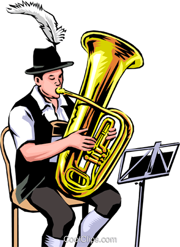 Deutsch Tuba Spieler Vektor Clipart Bild Peop0002 - Deutsch Tuba Spieler Vektor Clipart Bild Peop0002 (351x480)