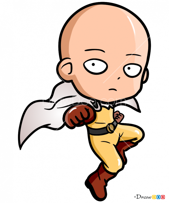 Clip Freeuse Download How To Draw One Punch Man - Clip Freeuse Download How To Draw One Punch Man (665x801)
