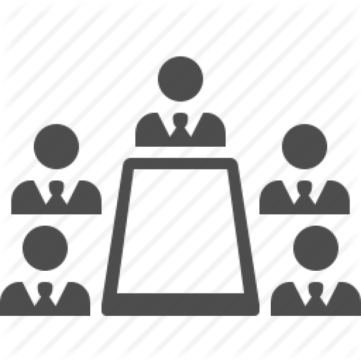 Meeting Table Icon Clipart Conference Centre Table - Meeting Table Icon Clipart Conference Centre Table (728x728)