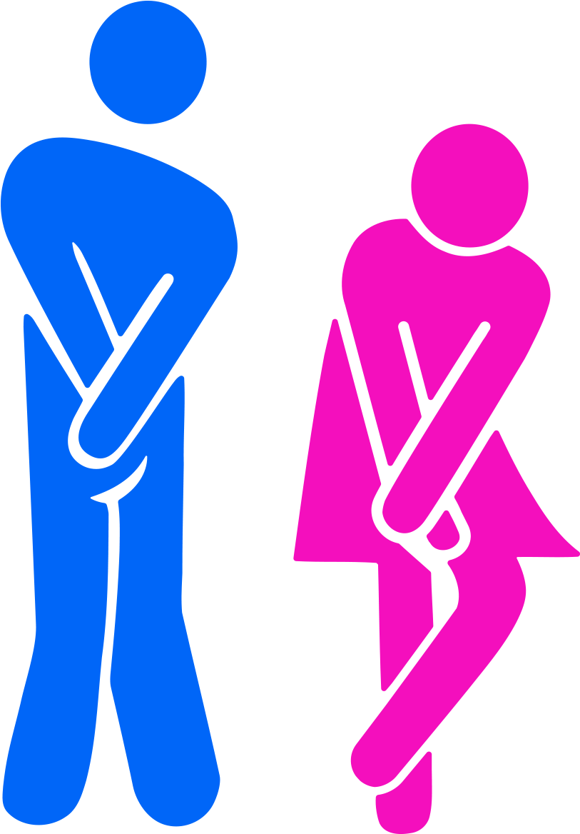 Sticker Porte Toilettes Homme Bleu Et Femme Rose Ambiance - Sticker Porte Toilettes Homme Bleu Et Femme Rose Ambiance (1200x1200)