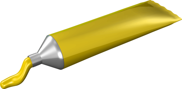 Yellow Color Paint Tube Computer Icons - Yellow Color Paint Tube Computer Icons (690x340)