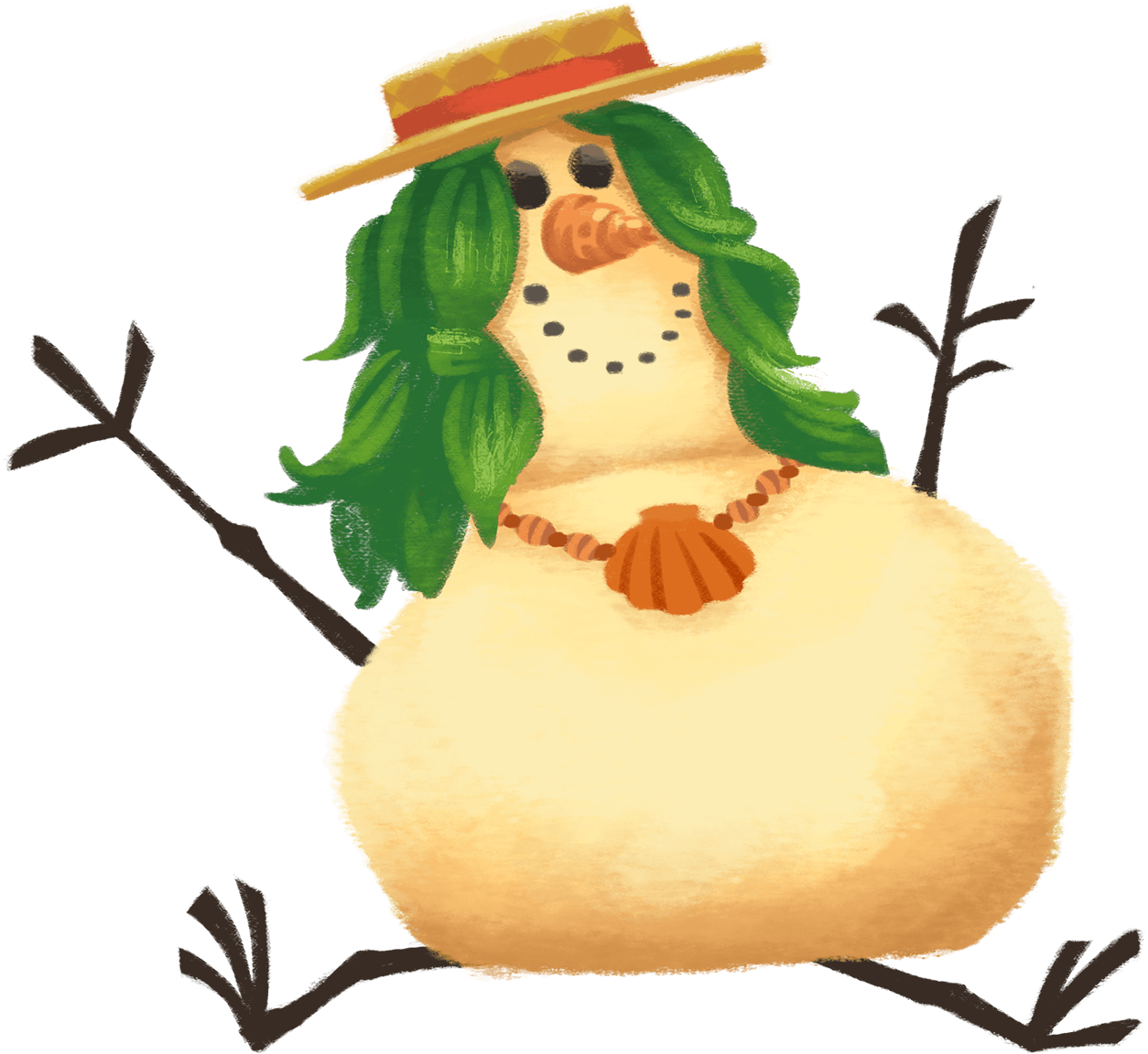 Sand Snowman Png - Sand Snowman Png (1254x1152)