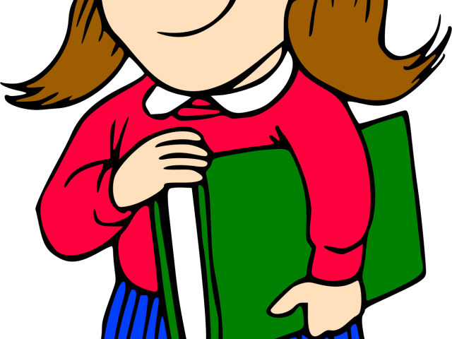 School Girl Clipart - School Girl Clipart (640x480)