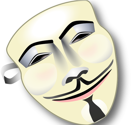 Hacker Clipart Guy Fawkes Mask - Hacker Clipart Guy Fawkes Mask (640x480)