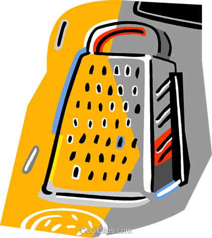 Cheese Grater Royalty Free Vector Clip Art Illustration - Cheese Grater Royalty Free Vector Clip Art Illustration (428x480)