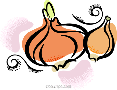 Onions Royalty Free Vector Clip Art Illustration - Onions Royalty Free Vector Clip Art Illustration (480x370)