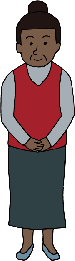 Middle-aged Woman (illustration, Clip Art) - Middle-aged Woman (illustration, Clip Art) (595x842)