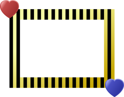 Picture Frames Decorative Arts Computer Icons Yellow - Picture Frames Decorative Arts Computer Icons Yellow (434x340)