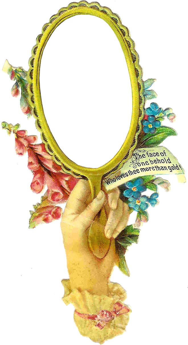 Mirror Clipart Victorian - Mirror Clipart Victorian (660x1209)