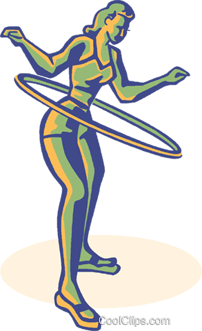 Hula-hoop Royalty Free Vector Clip Art Illustration - Hula-hoop Royalty Free Vector Clip Art Illustration (293x480)
