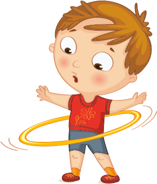 Clipart Hula Hoop Çeviren Çocuk - Clipart Hula Hoop Çeviren Çocuk (400x414)