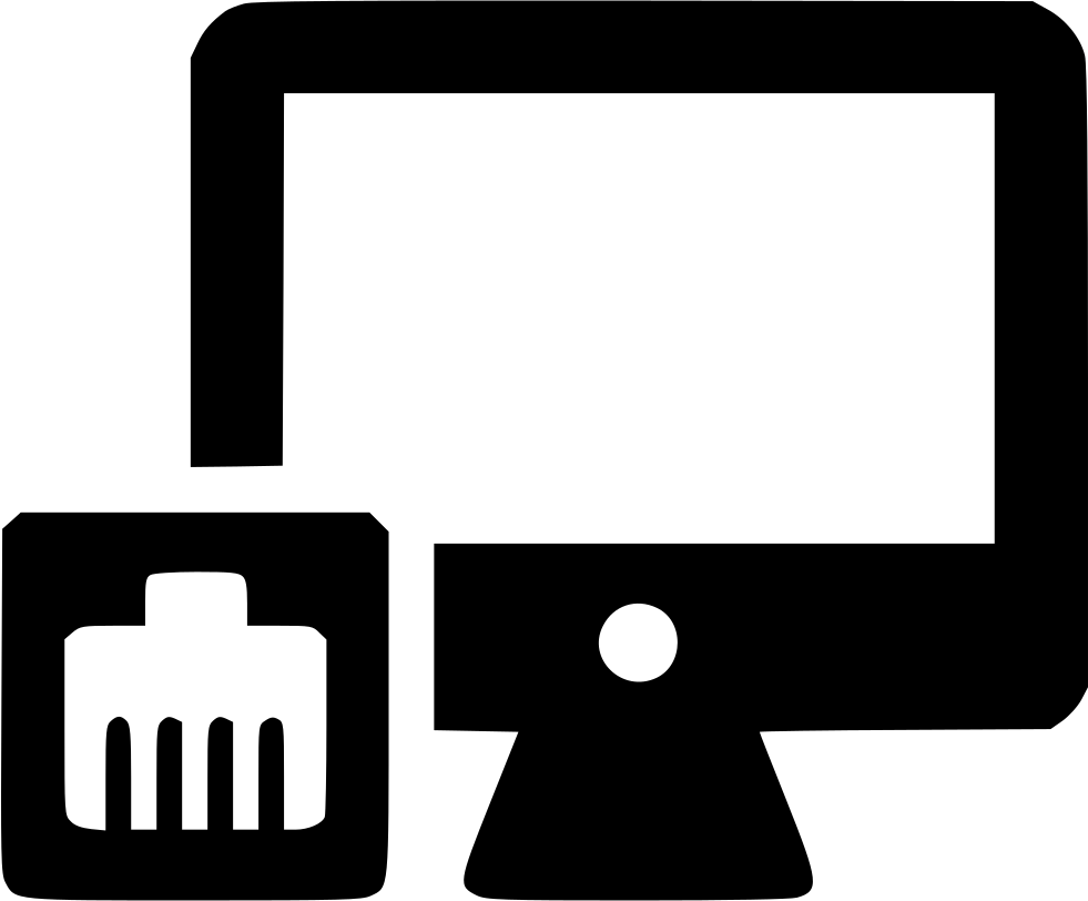 Monitor And Lan Plug Comments - Monitor And Lan Plug Comments (981x812)