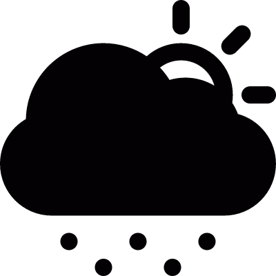 Sun And Snow Vector - Sun And Snow Vector (400x400)