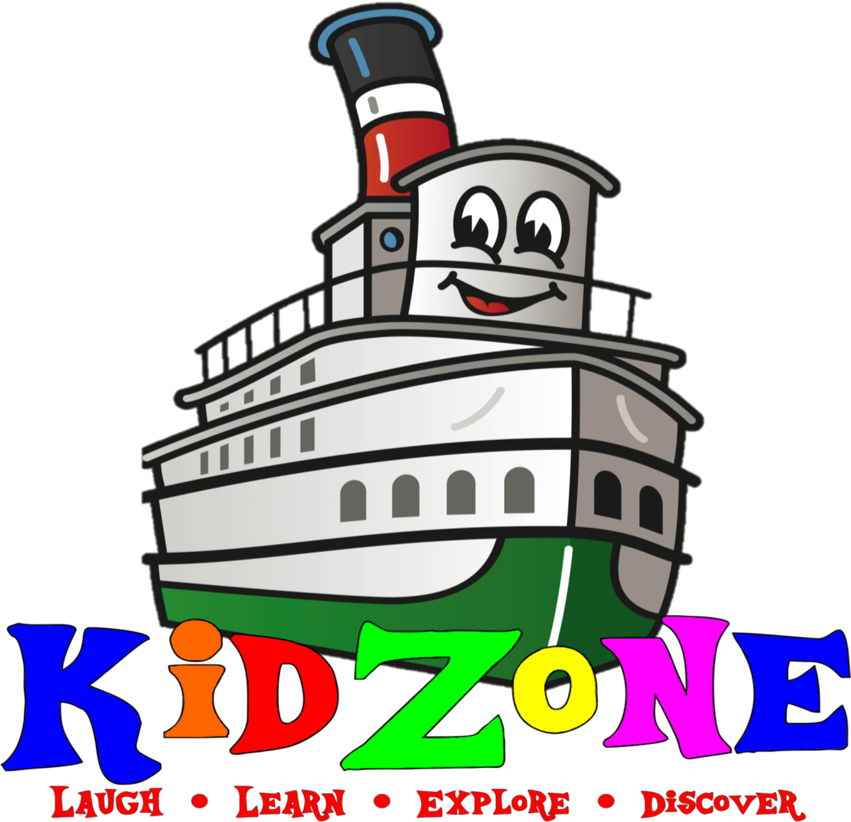 Kidzone Logo With Boat - Kidzone Logo With Boat (1890x1842)