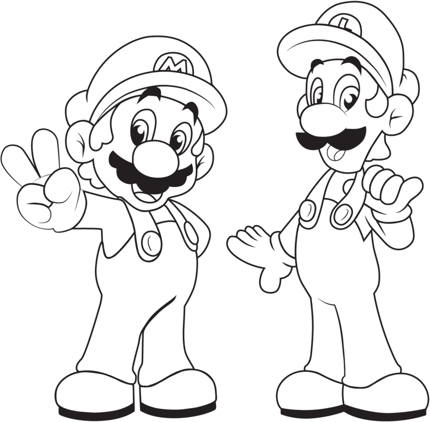 Smash Brothers Coloring Pages - Smash Brothers Coloring Pages (899x888)