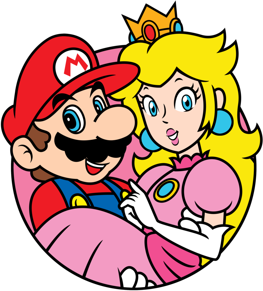 Mario And Peach Icon By Lyndonpatrick On Deviantart - Mario And Peach Icon By Lyndonpatrick On Deviantart (850x940)