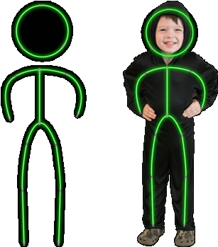Glow Stick Costume - Glow Stick Costume (400x400)