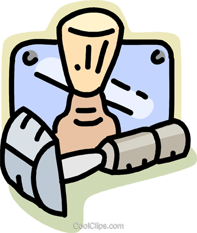 Personal Shaving Items Royalty Free Vector Clip Art - Personal Shaving Items Royalty Free Vector Clip Art (407x480)