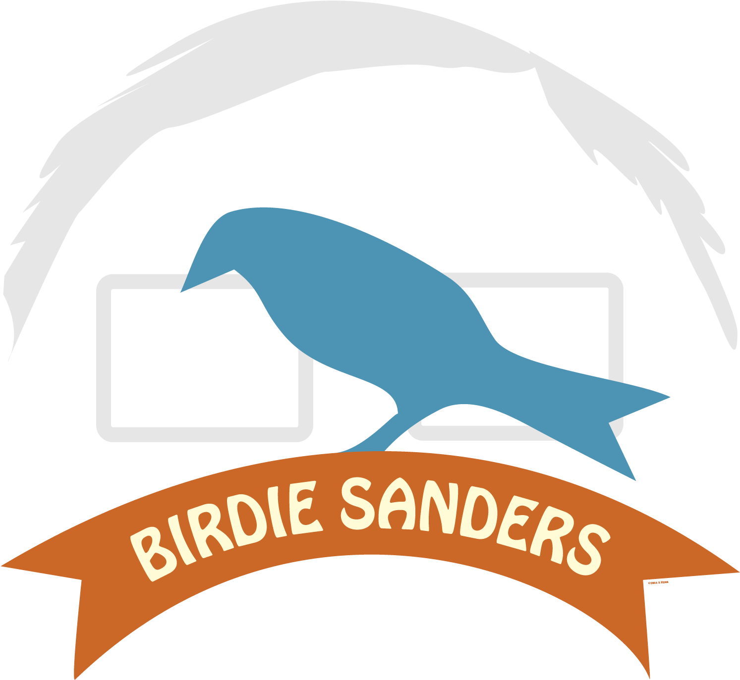 Bernie In Portland Putting A Bird On It, Presidential - Bernie In Portland Putting A Bird On It, Presidential (1584x1584)