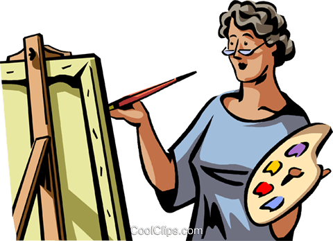 Painters Royalty Free Vector Clip Art Illustration - Painters Royalty Free Vector Clip Art Illustration (480x348)