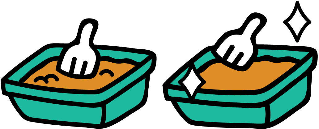 Kitty & Cat Litter Box Swap - Kitty & Cat Litter Box Swap (1032x418)