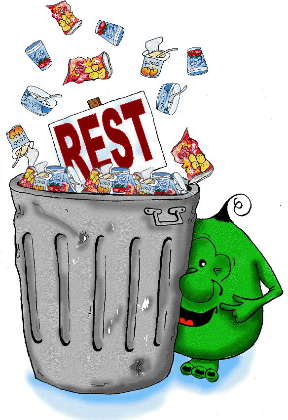 Garbage Clipart Cartoon - Garbage Clipart Cartoon (606x856)