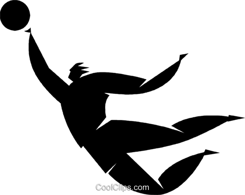 Soccer Player Royalty Free Vector Clip Art Illustration - Soccer Player Royalty Free Vector Clip Art Illustration (480x382)