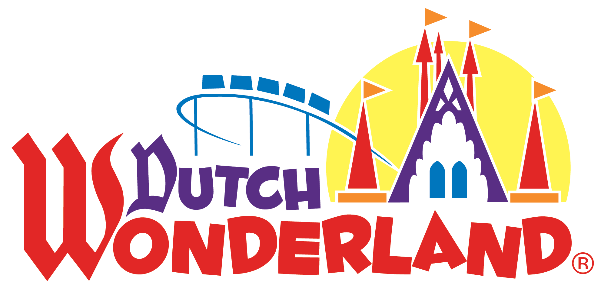 Dutch Wonderland Logo - Dutch Wonderland Logo (2143x1145)