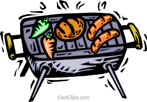 Picnics And Barbecues Royalty Free Vector Clip Art - Picnics And Barbecues Royalty Free Vector Clip Art (480x333)