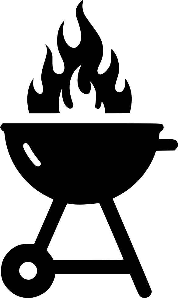 Grill Icon Clipart Barbecue Tailgate Party Grilling - Grill Icon Clipart Barbecue Tailgate Party Grilling (585x980)