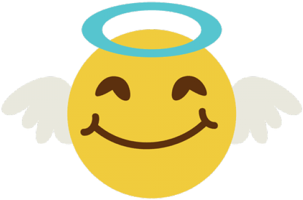 Smiley Clipart Angel - Smiley Clipart Angel (640x480)
