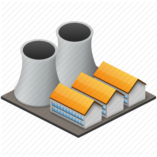 Electric Power Station Icon Clipart Power Station Nuclear - Electric Power Station Icon Clipart Power Station Nuclear (512x512)