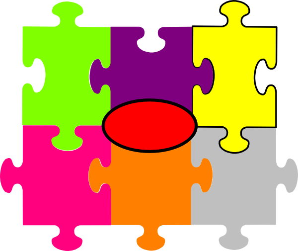 Jigsaw Pieces Clip Art At Clker Com - Jigsaw Pieces Clip Art At Clker Com (600x505)