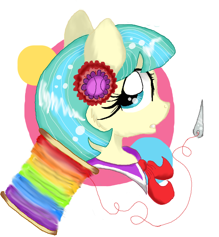 Ilikepudding24, Coco Pommel, Needle, Portrait, Rainbow - Ilikepudding24, Coco Pommel, Needle, Portrait, Rainbow (848x848)