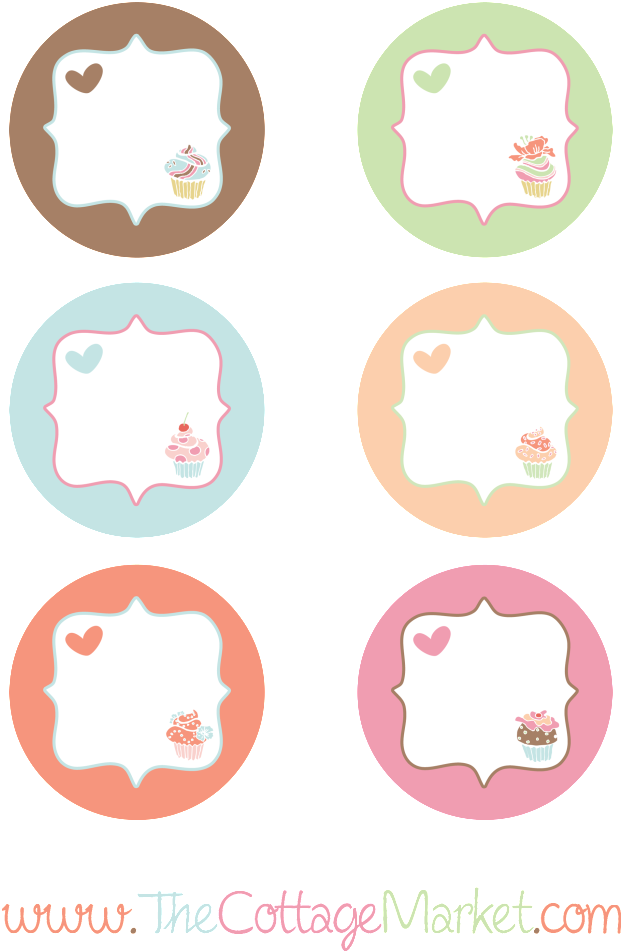 The Graphic Of The Day Free Adorable Cupcake Tags Or - The Graphic Of The Day Free Adorable Cupcake Tags Or (819x1024)
