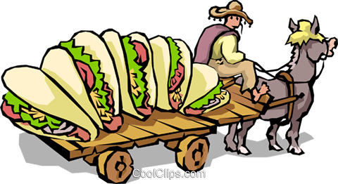 Wagon Clipart Donkey - Wagon Clipart Donkey (480x262)