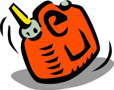 Gasoline Can Royalty Free Vector Clip Art Illustration - Gasoline Can Royalty Free Vector Clip Art Illustration (480x379)