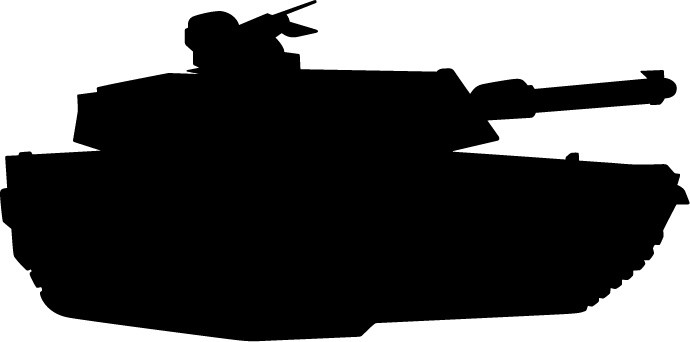 Tank Silhouette Png - Tank Silhouette Png (690x342)