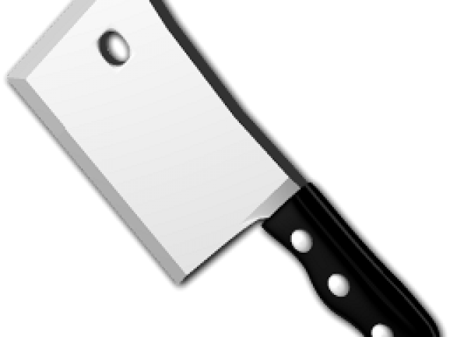 Knife Clipart Meat Cleaver - Knife Clipart Meat Cleaver (640x480)