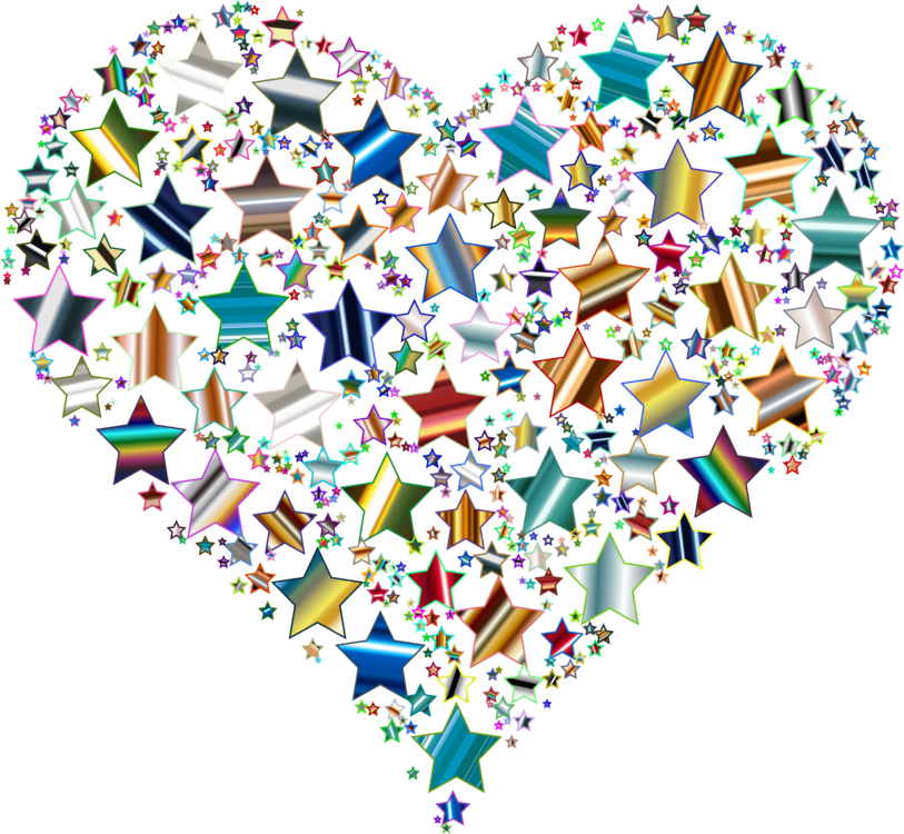 Star Computer Icons Drawing Heart - Star Computer Icons Drawing Heart (813x750)